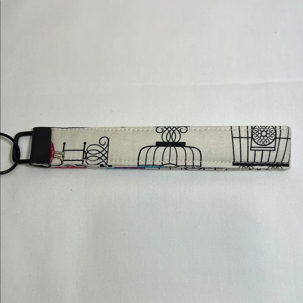 Handmade Bird Patterned Wristlet Clutch - Picture 7 of 8